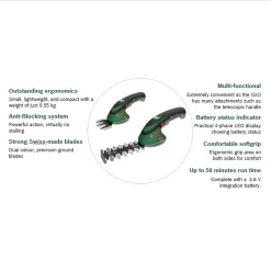 Bosch Isio III Cordless Shrub Shear -Garden Supplies Store 12807365 3924935068767644