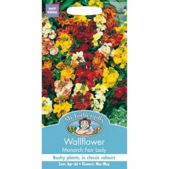 Mr. Fothergill's Wallflower Monarch Fair Lady Seeds