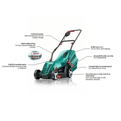 Bosch 1300W Rotak 34-13 Electric Lawn Mower - 34cm -Garden Supplies Store 12809318 6605027558834463