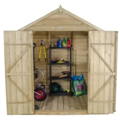 7x5ft Forest Natural Timber Overlap Pent Pressure Treated Wooden Shed 14 7x5ft Forest Natural Timber Overlap Pent Pressure Treated Wooden Shed -Garden Supplies Store 12810896 1394833194269410
