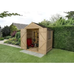 7x5ft Forest Natural Timber Overlap Pent Pressure Treated Wooden Shed 15 7x5ft Forest Natural Timber Overlap Pent Pressure Treated Wooden Shed -Garden Supplies Store 12810896 4664833194143245