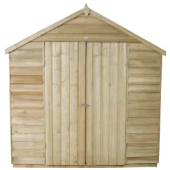 7x5ft Forest Natural Timber Overlap Pent Pressure Treated Wooden Shed 12 7x5ft Forest Natural Timber Overlap Pent Pressure Treated Wooden Shed -Garden Supplies Store 12810896 5134833194334555