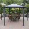 Palram - Canopia Monaco Hexagonal Garden Gazebo Grey