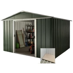 Yardmaster 10x13ft Hercules Deluxe Apex Metal Shed With Floor Frame 6 Yardmaster 10x13ft Hercules Deluxe Apex Metal Shed With Floor Frame -Garden Supplies Store 12817658 5904924203087657