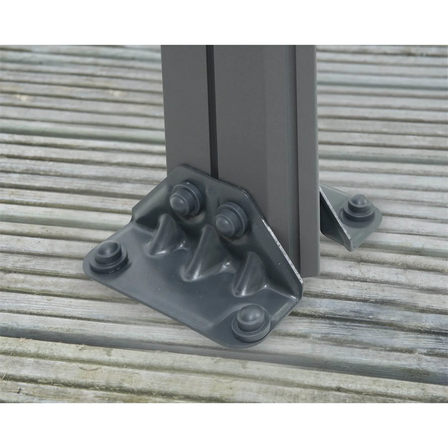 Palram - Canopia Milano 3000 Garden Gazebo Grey Bronze 4 Palram - Canopia Milano 3000 Garden Gazebo Grey Bronze - Image 4