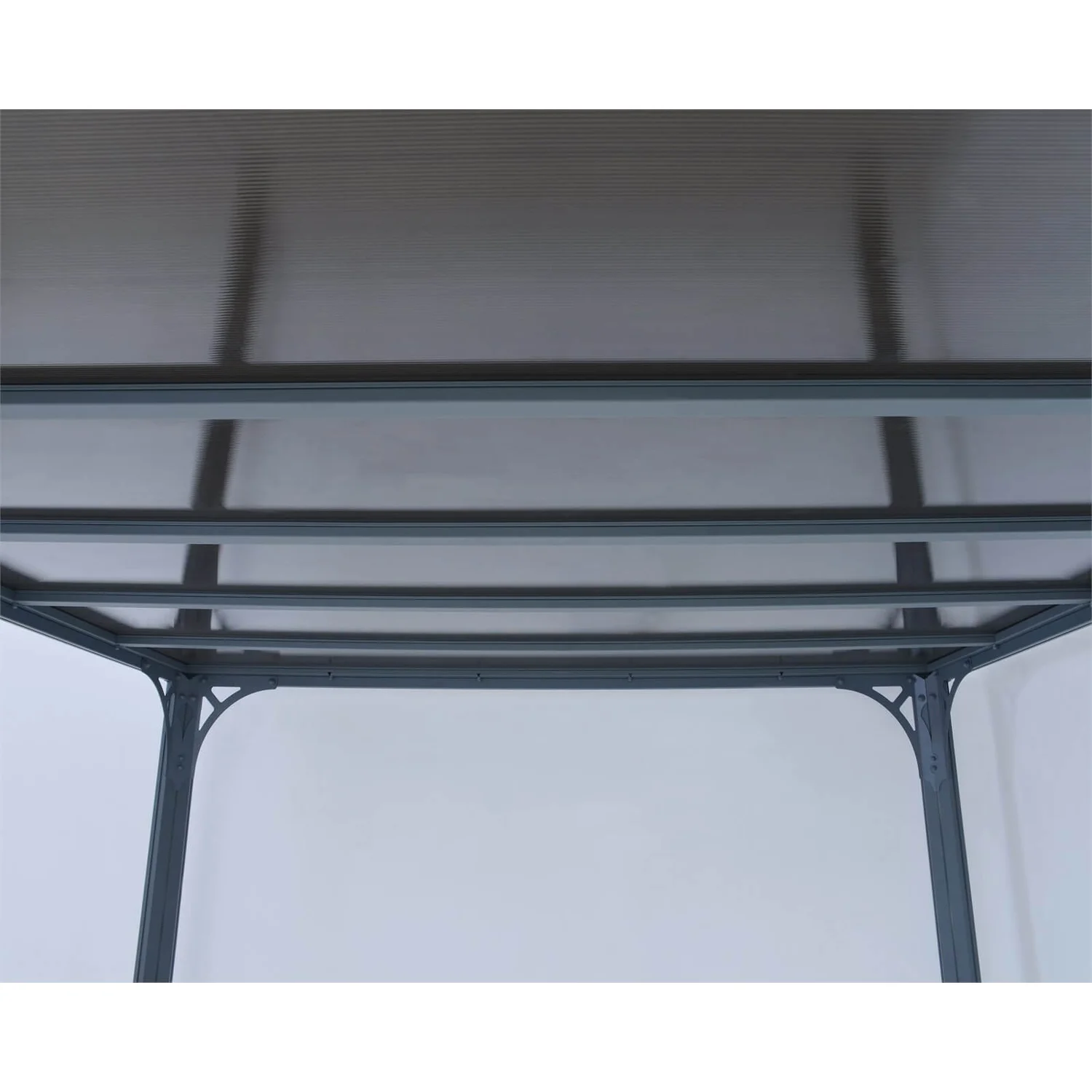 Palram - Canopia Milano 4300 Garden Gazebo Grey Bronze 4 Palram - Canopia Milano 4300 Garden Gazebo Grey Bronze - Image 4