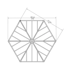 Palram - Canopia Garda Garden Conservatory Grey Bronze 17 Palram - Canopia Garda Garden Conservatory Grey Bronze -Garden Supplies Store 12821929 9234833172727193