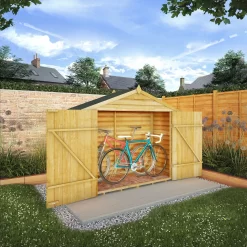 Mercia 7 X 3ft Overlap Apex Bike Shed - Installation Included -Garden Supplies Store 12822773 1744989186046380