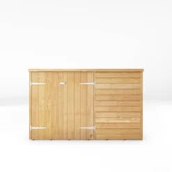 Mercia 6 X 4ft Overlap Pent Bike Shed - Incl. Installation -Garden Supplies Store 12825547 1454989186671628