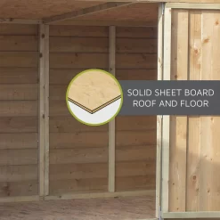 Mercia 6 X 4ft Overlap Pent Bike Shed - Incl. Installation -Garden Supplies Store 12825547 8714989186821652