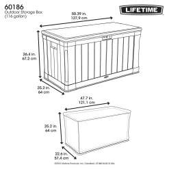 Lifetime Outdoor Plastic Garden Storage Box - 439 Litres 13 Lifetime Outdoor Plastic Garden Storage Box - 439 Litres -Garden Supplies Store 12826335 1974856525567256