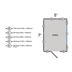 Forest 7 X 5ft Overlap Pressure Treated Apex Shed -incl. Installation -Garden Supplies Store 12833312 1304833204651072