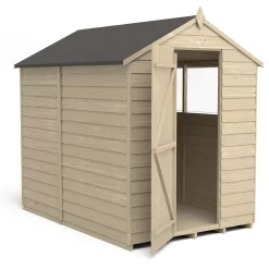 Forest 7 X 5ft Overlap Pressure Treated Apex Shed -incl. Installation -Garden Supplies Store 12833312 1414833204473706