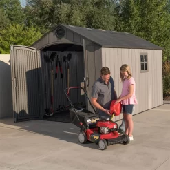 Lifetime 8x12.5 Ft Rough Cut Outdoor Storage Shed -Garden Supplies Store 12836583 1254833208767663