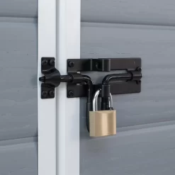 Keter Manor 6 X 8ft Outdoor Garden Apex Storage Shed - Grey -Garden Supplies Store 12840573 3965036178615846