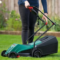 Bosch 1200W Rotak 32-12 Electric Lawn Mower - 32cm -Garden Supplies Store 12875195 8975028915682314