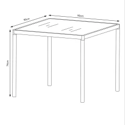 Bambrick 4 Seater Garden Dining Set -Garden Supplies Store 12881495 3724948030783797