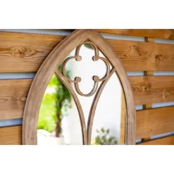 Church Window Outdoor Garden Mirror - 105cm -Garden Supplies Store 12883608 1604875470356011