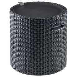 Keter Cool Stool Outdoor Ice Cooler Table 39L - Graphite -Garden Supplies Store 12884590 1254843404657261