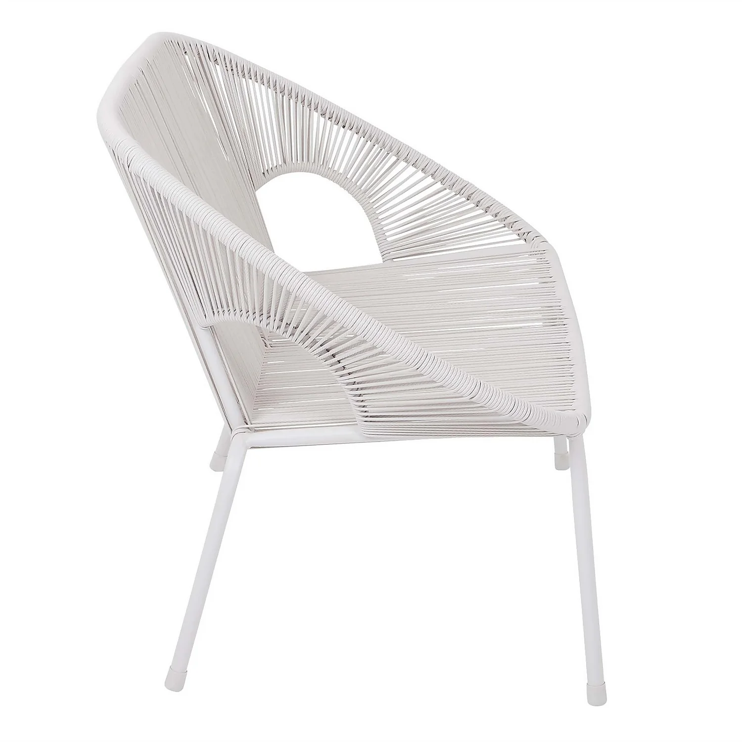 Homebase Acapulco 2 Seater Garden Bench - Grey 4 Homebase Acapulco 2 Seater Garden Bench - Grey - Image 4