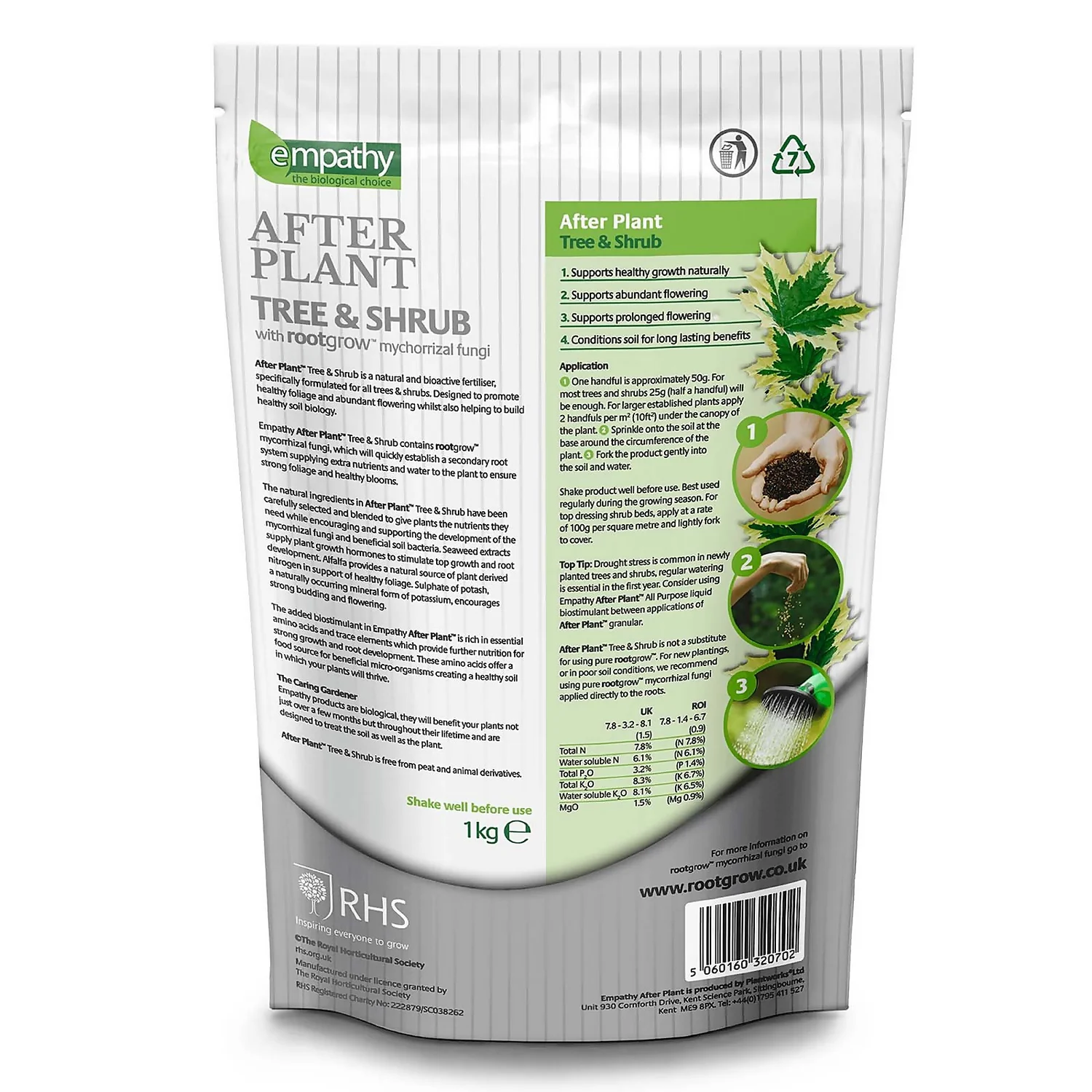 Empathy RHS After Plant Tree & Shrub 1kg 2 Empathy RHS After Plant Tree & Shrub 1kg - Image 2