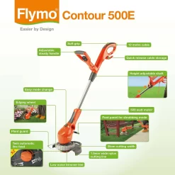 Flymo Contour Electric Grass Trimmer - 25cm -Garden Supplies Store 12885912 1174856528981016