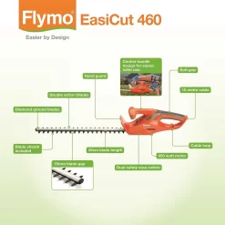 Flymo Easicut 460 Electric Hedge Trimmer - 45cm -Garden Supplies Store 12885913 5754843593157071