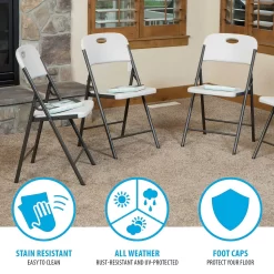 Lifetime Blow Moulded Folding Chair -Garden Supplies Store 12886299 3054913634232371