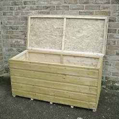 Shire Tongue & Groove Wooden Storage Box - 4x2ft -Garden Supplies Store 12887189 8334851576604755