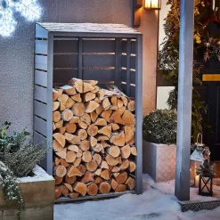 Shire Tall Wall Log Store - 3x1.5ft -Garden Supplies Store 12887202 1504910901538437