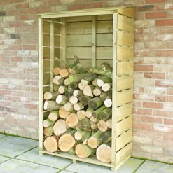 Shire Tall Wall Log Store - 3x1.5ft -Garden Supplies Store 12887202 1824851593365374