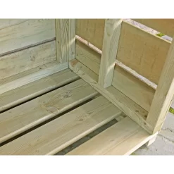 Shire Tall Wall Log Store - 3x1.5ft -Garden Supplies Store 12887202 2104851593390721