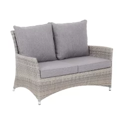 Florence 4 Seater Grey Rattan Garden Sofa Set -Garden Supplies Store 12887803 1054843689611178