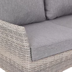 Florence 4 Seater Grey Rattan Garden Sofa Set -Garden Supplies Store 12887803 8364843689671637