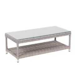 Florence 4 Seater Grey Rattan Garden Sofa Set -Garden Supplies Store 12887803 8654843689625254