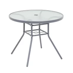 Andorra 4 Seater Garden Dining Set With Parasol -Garden Supplies Store 12887989 5084843691036622