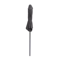 None 2.1m Crank & Tilt Parasol Dark Grey - Dia. 38mm -Garden Supplies Store 12888560 1414843674155031