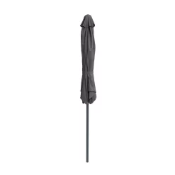 None 2.7m Crank & Tilt Parasol Dark Grey - Dia. 38mm -Garden Supplies Store 12888563 1624843674646143