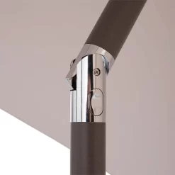 None 2.7m Crank & Tilt Parasol Natural - Dia. 38mm -Garden Supplies Store 12888565 2044843674514035