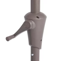 None 2.7m Crank & Tilt Parasol Natural - Dia. 38mm -Garden Supplies Store 12888565 5874843674545775