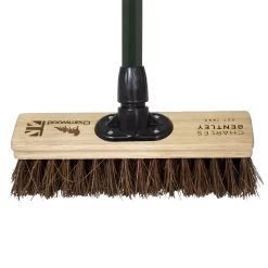 Charles Bentley Charnwood Bassine Wooden Garden Broom - 300mm -Garden Supplies Store 12890894 1654915831672224