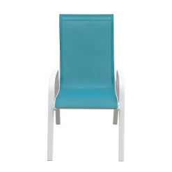 Malindi Stacking Chair - Blue -Garden Supplies Store 12904632 1984845868995954