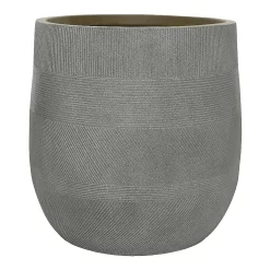 Liam Round Stripe Planter - Large