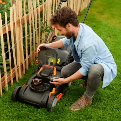 WORX 40V WG779E.1 Cordless Lawn Mower - 34cm -Garden Supplies Store 13326413 1534944673088304