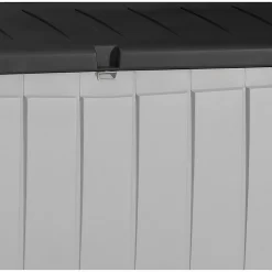Keter Ace Outdoor Garden Storage Box 124 X 55 X 62.5 Cm - Grey And Black -Garden Supplies Store 13432924 1444947994665603