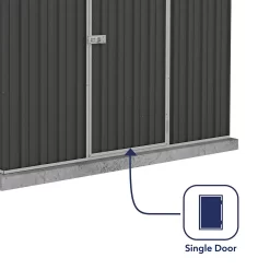 Absco 7.5 X 7.5ft Premier Apex - Dark Grey -Garden Supplies Store 13440852 1634929164358105