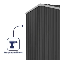 Absco 7.5 X 7.5ft Premier Apex - Dark Grey -Garden Supplies Store 13440852 2054929164439297