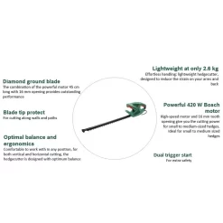 Bosch EasyHedgeCut 45-16 Hedge Trimmer -Garden Supplies Store 13496927 1314931199926439