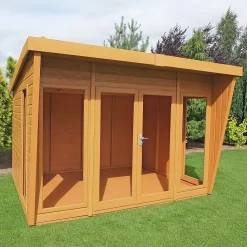 Shire 10 X 8ft Highclere Double Door Summerhouse -Garden Supplies Store 13505313 8004933734510903