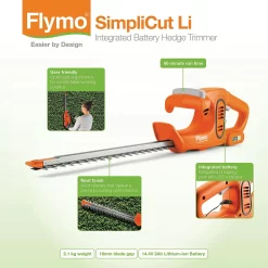 Flymo SimpliCut Cordless Hedge Trimmer -Garden Supplies Store 13524808 1594936857993480